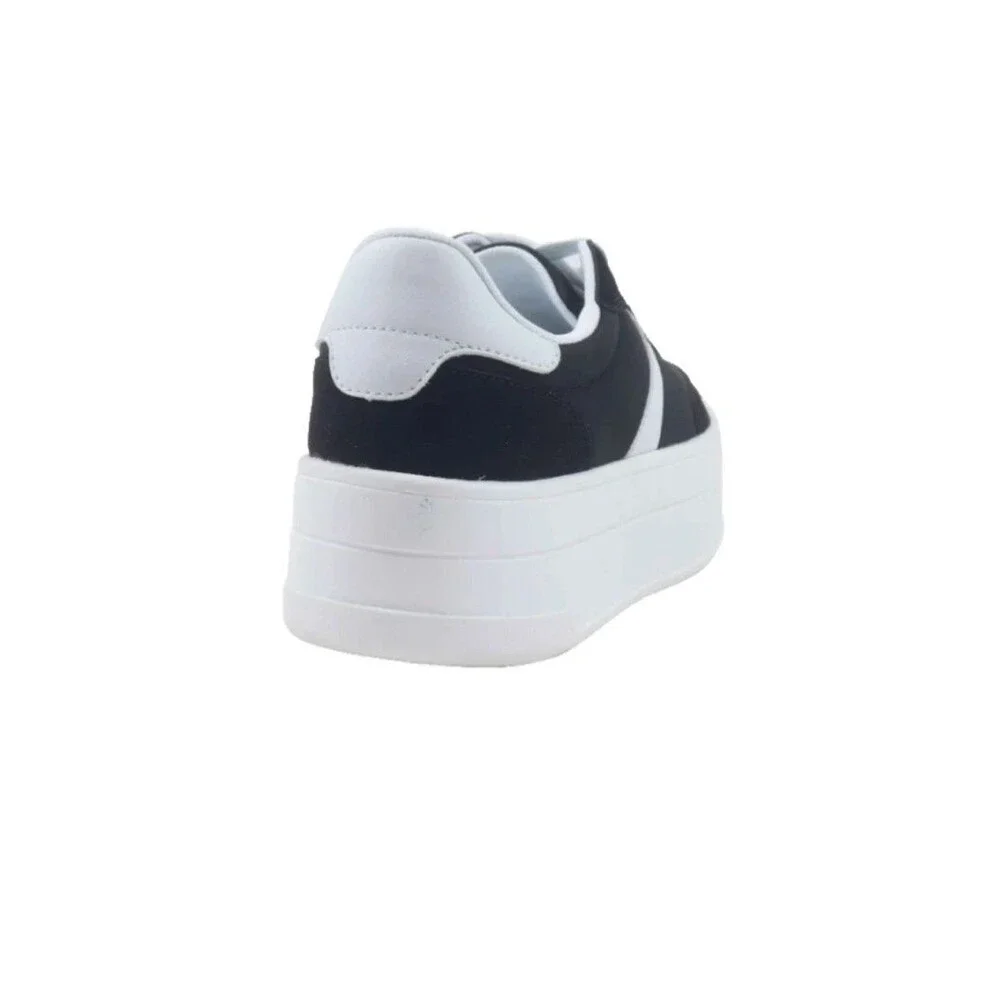No Boundaries Women's Platform Sport Sneakers Black Size 9 New in Box